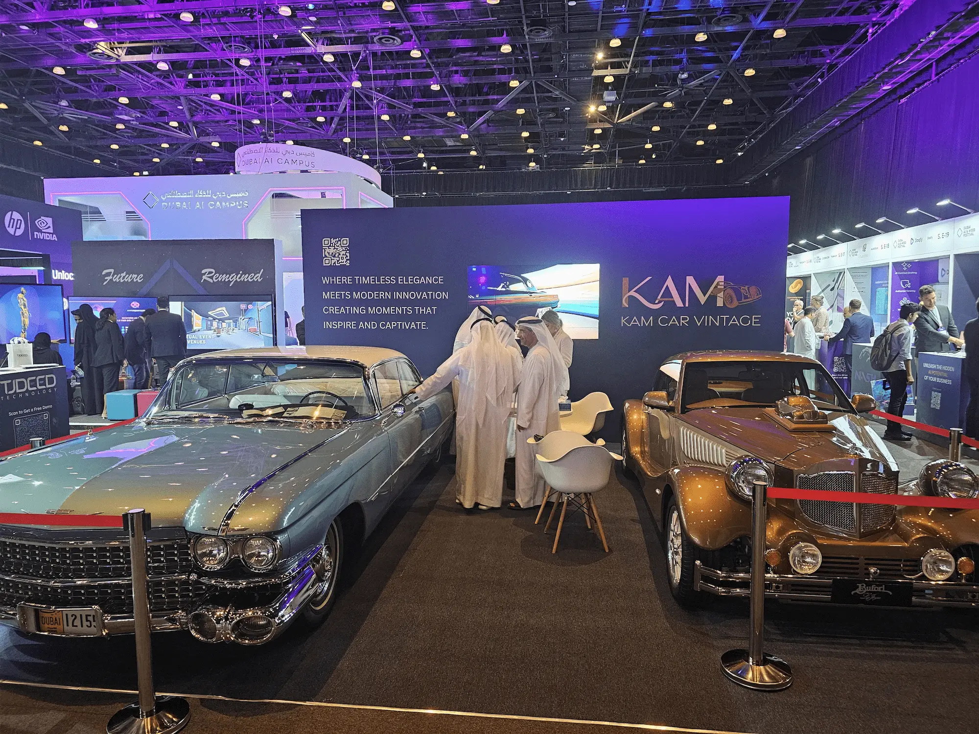 Kam Car Vintage at Dubai AI & Web3 Festival 2024
